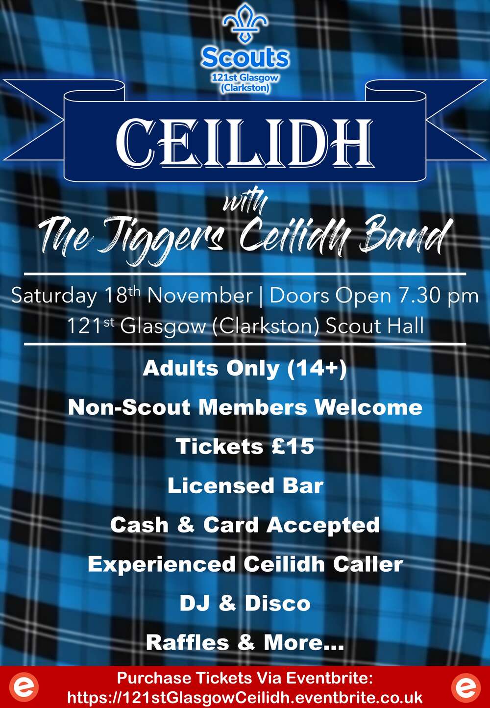 121st Glasgow Scout Group - Fundraiser Ceilidh