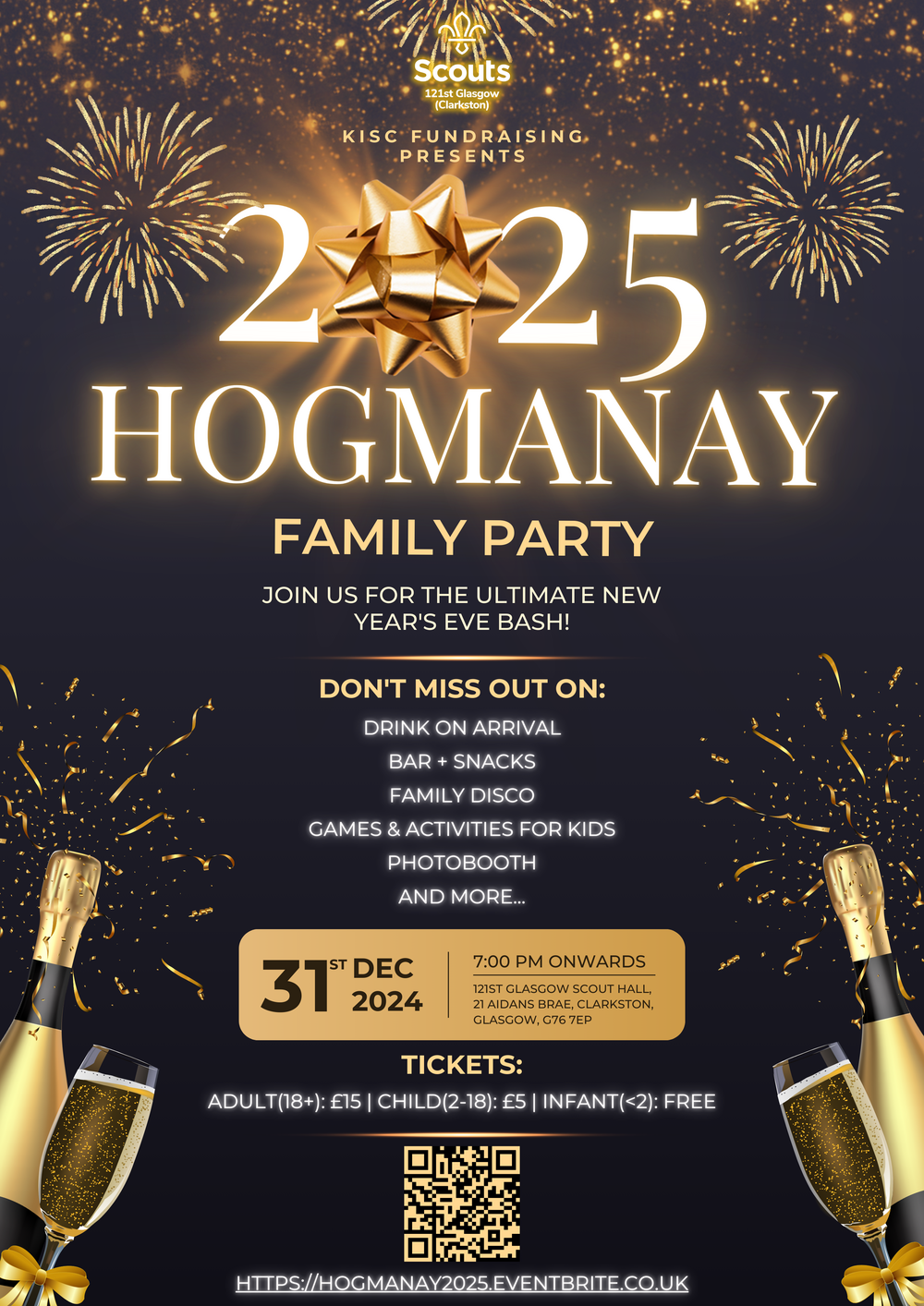 121st Glasgow Scout Group - Hogmanay 2025